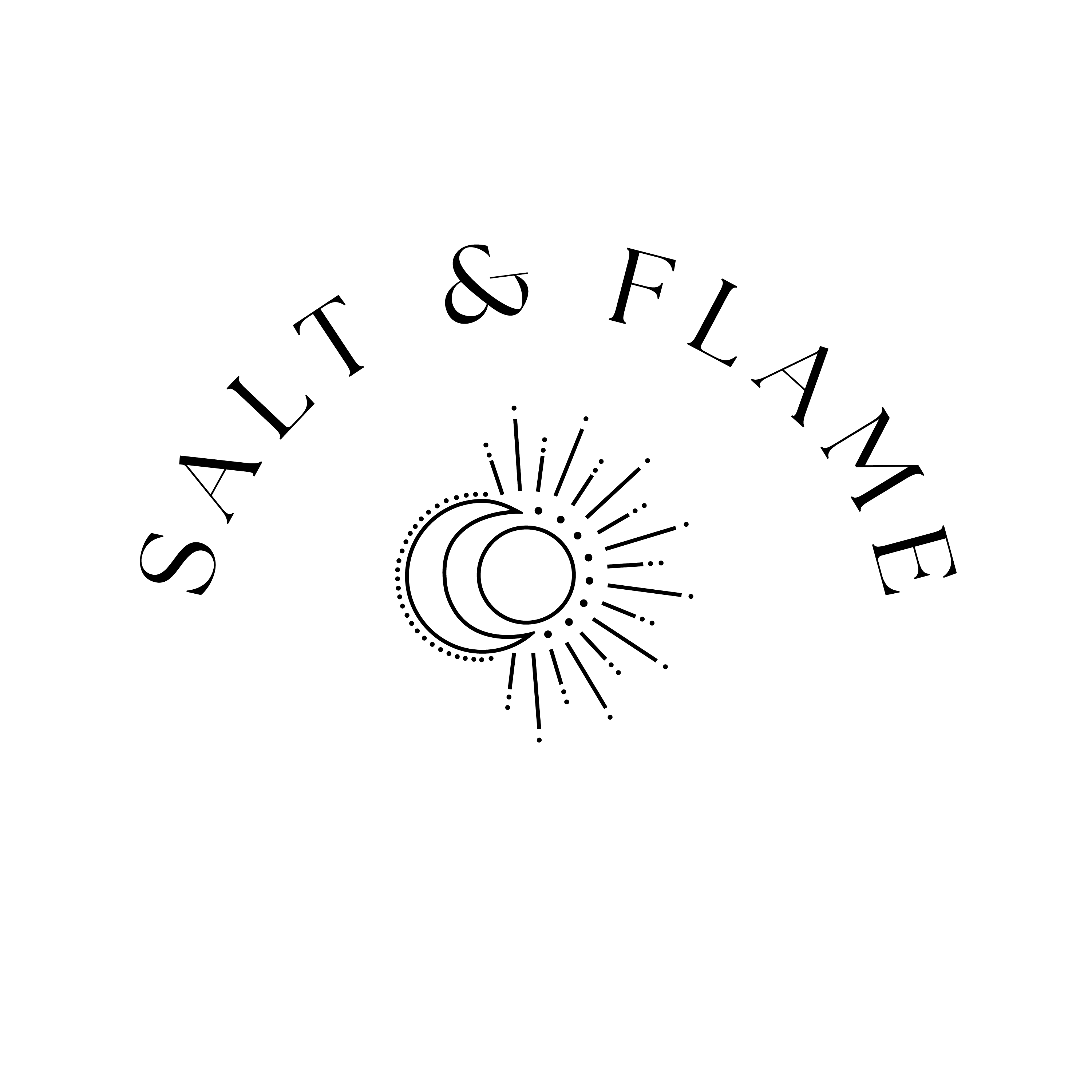 Salt & Flame Logo Redesign - Gerald and Rose Graphic Design Portfolio